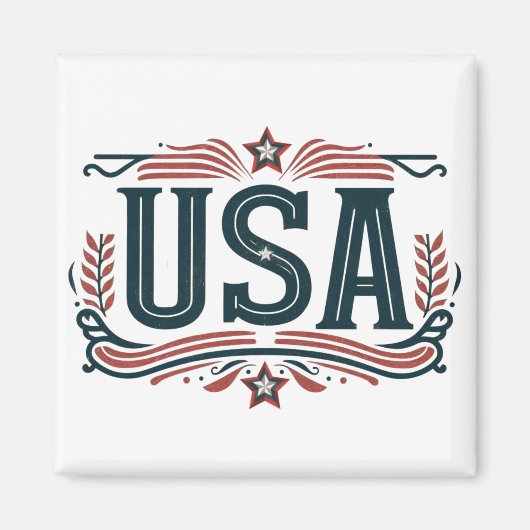 アメリカ合衆国,ヴィンテージ マグネット (正面)