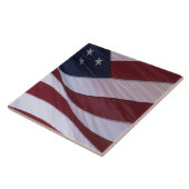 アメリカ合衆国 北カロライナ州 アメリカ国旗 タイル (側面)