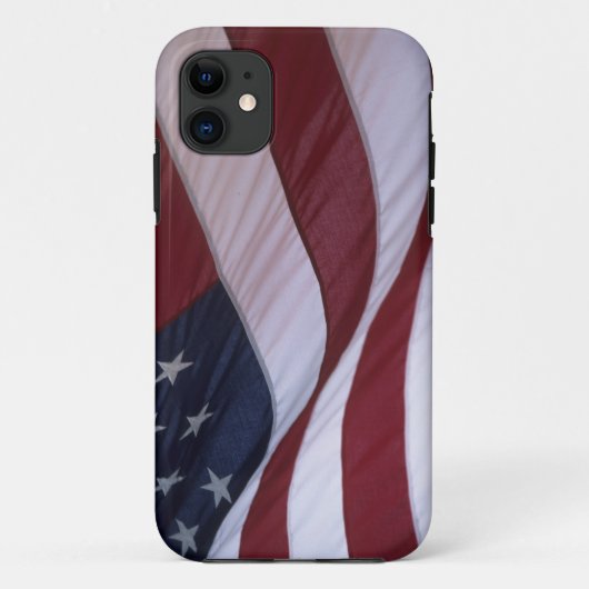 アメリカ合衆国 北カロライナ州 アメリカ国旗 Case-Mate iPhoneケース (裏面)