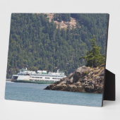 アメリカ合衆国，和洋。ワシントン州フェリー フォトプラーク (側面)