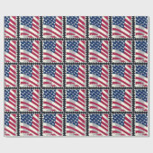 アメリカ合衆国 国旗 永久切手 ラッピングペーパー (フラット)