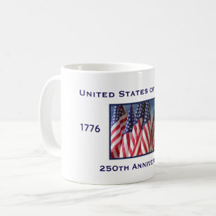 アメリカ合衆国 愛国心 250周年記念 コーヒーマグカップ