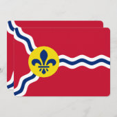 アメリカ合衆国,愛国的招待状,セントルイス国旗 招待状 (正面/裏面)