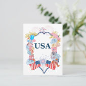 アメリカ合衆国 愛国 ポストカード (スタンド正面)