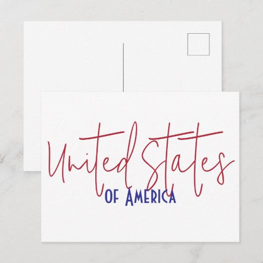 アメリカ合衆国 旅行 お土産 ギフト ポストカード (正面/裏面)