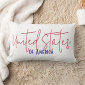 アメリカ合衆国 旅行 お土産 ギフト ランバークッション (ブランケット)