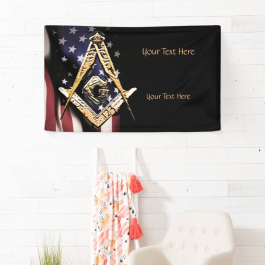 アメリカ合衆国 横断幕 (インサイチュ)