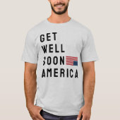 アメリカ合衆国 民主主義を守れ Tシャツ (正面)