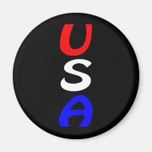 アメリカ合衆国 赤 白 青 マグネット