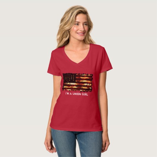 アメリカ合衆国,連合国旗,内戦,スターとストライプ Tシャツ (正面フル)