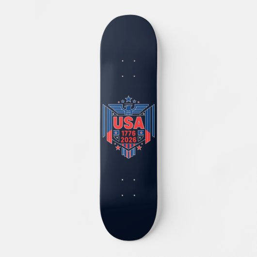 アメリカ合衆国 1776-2026 スケートボード (正面)