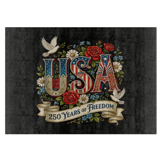 アメリカ合衆国 1776-2026 建国250年 自由 カッティングボード (正面)