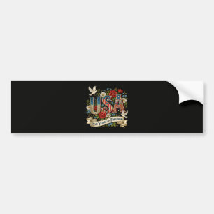 アメリカ合衆国 1776-2026 建国250年 自由 バンパーステッカー