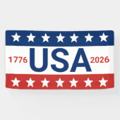 アメリカ合衆国 1776 2026 250周年記念 赤 白 青 横断幕 (横)