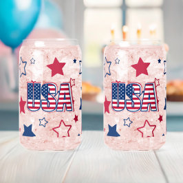 アメリカ合衆国, 1776, 7月4日レッド, White & Blue ガラス缶