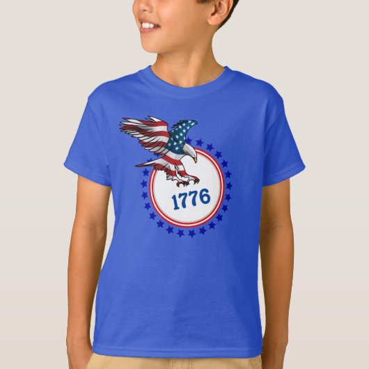 アメリカ合衆国 1776 Tシャツ (正面)