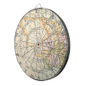アメリカ合衆国 1830 歴史的ヴィンテージ地図 ダーツボード (正面右)