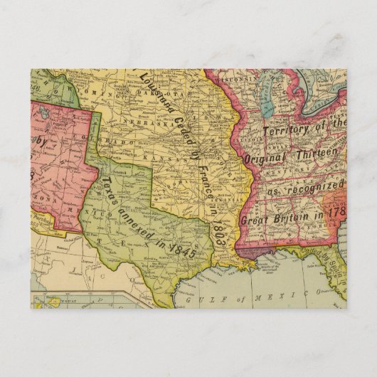 アメリカ合衆国、1900年 ポストカード (正面)