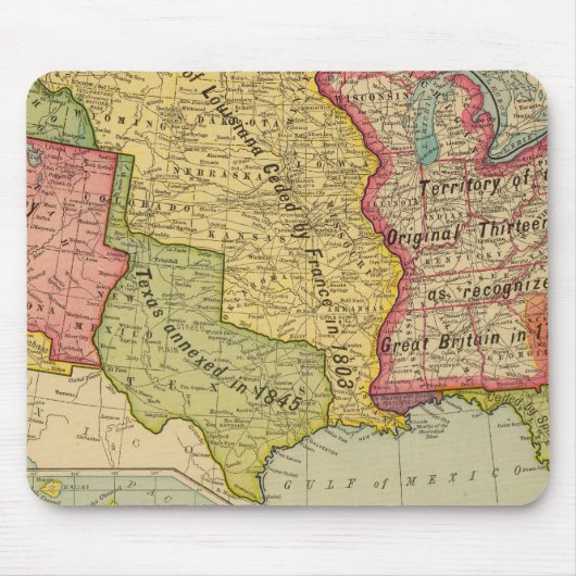 アメリカ合衆国, 1900年 マウスパッド (正面)