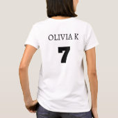 アメリカ合衆国 2026 サッカー 選手名入り 背番号 Tシャツ (裏面)
