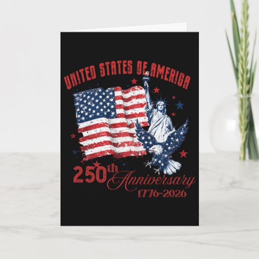 アメリカ合衆国 250周年記念 1776-20 カード (正面)