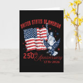 アメリカ合衆国 250周年記念 1776-20 カード (黄色い花)