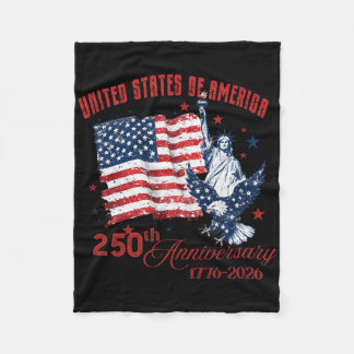 アメリカ合衆国 250周年記念 1776-20 フリースブランケット