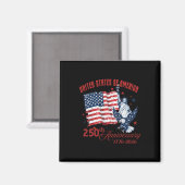 アメリカ合衆国 250周年記念 1776-20 マグネット (正面/裏面)