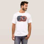 アメリカ合衆国 250周年 エンブレム Tシャツ (正面フル)