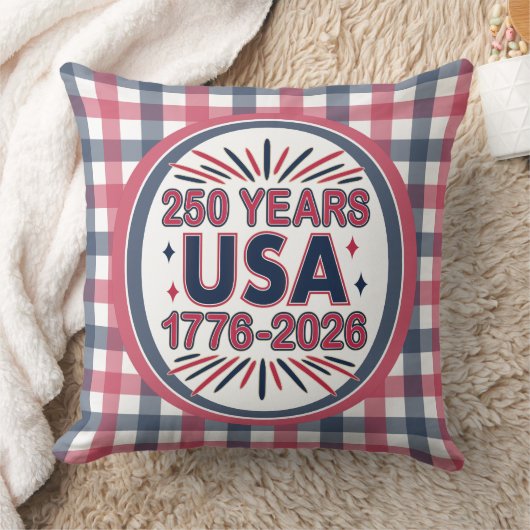アメリカ合衆国 250周年 | 1776–2026 セミクワインセンテニアル クッション (ブランケット)