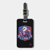 アメリカ合衆国 250 ラゲッジタグ (正面縦)