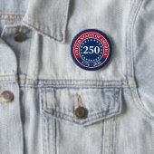アメリカ合衆国 250 周年 記念 クラシック レッド ブルー 缶バッジ (インサイチュ)