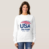 アメリカ合衆国 250 年 スウェットシャツ (正面フル)