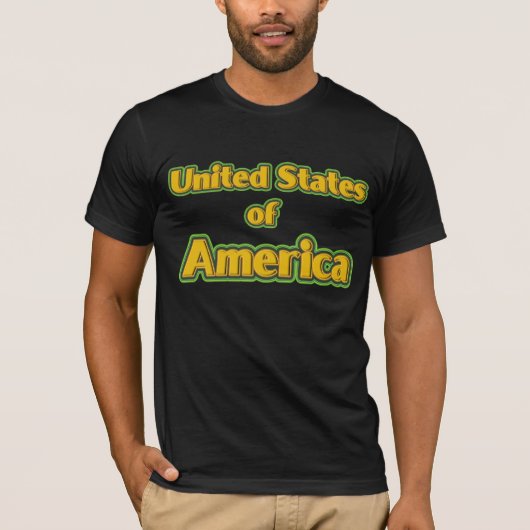アメリカ合衆国 #3 Tシャツ (正面)