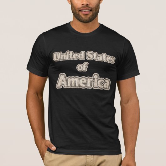 アメリカ合衆国#5 Tシャツ (正面)