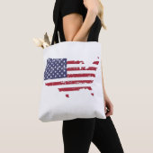 アメリカ合衆国 USA国旗 トートバッグ (クローズアップ)