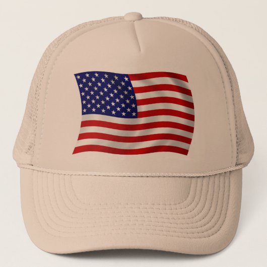 アメリカ合衆国 (USA) のフラグ ハット (正面)