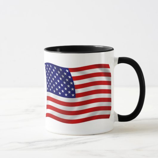 アメリカ合衆国 (USA) の国旗マグ マグカップ (右)