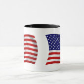アメリカ合衆国 (USA) の国旗マグ マグカップ (中央)