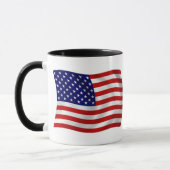 アメリカ合衆国 (USA) の国旗マグ マグカップ (左)