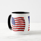 アメリカ合衆国 (USA) の国旗マグ マグカップ (正面左)