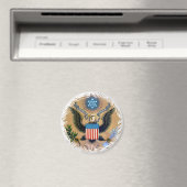 アメリカ合衆国E Ploribus Unum Patriotic マグネット (インサイチュ (食洗機))