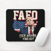 アメリカ合衆国Fafoトランプ国旗 マウスパッド (マウス)