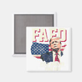 アメリカ合衆国Fafoトランプ国旗 マグネット (正面/裏面)