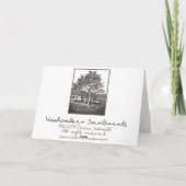 アメリカ国旗ありがとう サンキューカード (裏面)