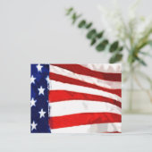アメリカ国旗ありがとう ポストカード (スタンド正面)