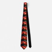 アメリカ国旗でロピンカウボーイと馬を操縦 ネクタイ (正面)