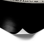 アメリカ国旗で小さな男の子の下の国 ポスター (コーナー)