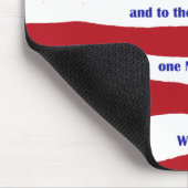 アメリカ国旗で紋章のあるストライプ国 マウスパッド (コーナー)