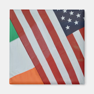 アメリカ国旗とアイルランド国旗 マグネット